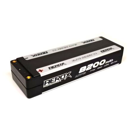 Aerox Elite LiPo 8200mAh Stick 7.4v 130C 25mm (AX045) Aerox Elite LiPo 8200mAh Stick 7.4v 130C 25mm (AX045)