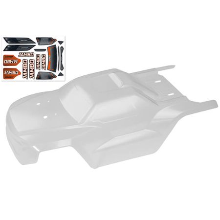 Corally Polycarbonate Body Jambo Xp 6S Clear Cut 1 Pc (C-00180-701) Corally Polycarbonate Body Jambo Xp 6S Clear Cut 1 Pc (C-00180-701)