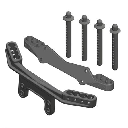 Corally Body Mount Set Fr/Re 1 Set (C-00250-018) Corally Body Mount Set Fr/Re 1 Set (C-00250-018)