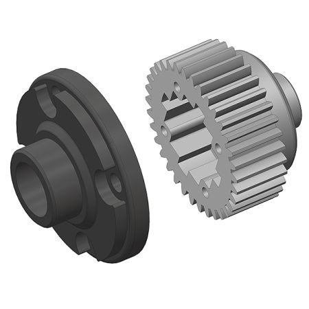Corally Diff Gear Metal Diff Gear Cover Composite 1 Set (C-00250-071)