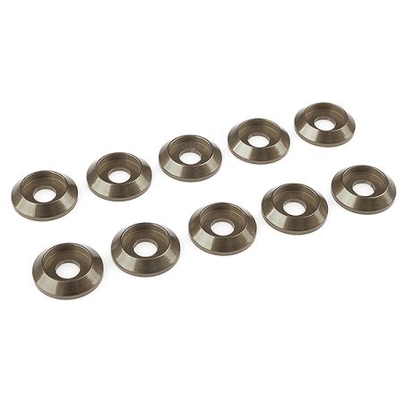 Corally Aluminium Washer For M4 Button Head Screws Od=12mm Gun Metal 10Pcs (C-31323) Corally Aluminium Washer For M4 Button Head Screws Od=12mm Gun Metal 10Pcs (C-31323)