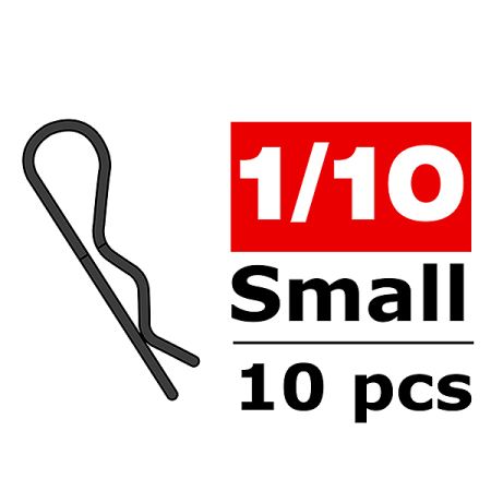 Corally Body Clips 45 Bent Small Black 10 Pcs (C-35102) Corally Body Clips 45 Bent Small Black 10 Pcs (C-35102)