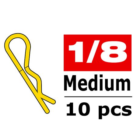 Corally Body Clips 45 Bent Medium Gold 10 Pcs (C-35114) Corally Body Clips 45 Bent Medium Gold 10 Pcs (C-35114)