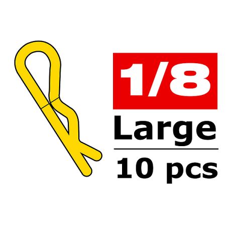 Corally Body Clips 45 Bent Large Gold 10 Pcs (C-35124) Corally Body Clips 45 Bent Large Gold 10 Pcs (C-35124)