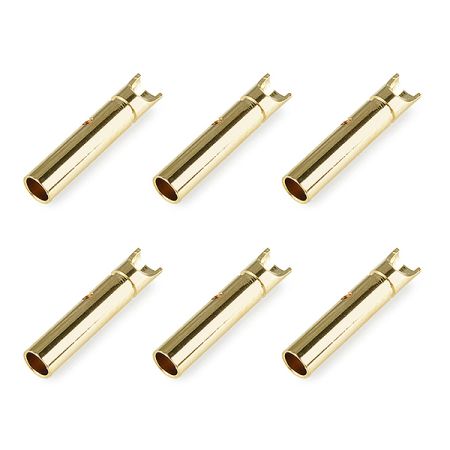 Corally Bullit Connector 2.0mm Female Gold Plated Ultra Low Resistance 6Pcs (C-50160) Corally Bullit Connector 2.0mm Female Gold Plated Ultra Low Resistance 6Pcs (C-50160)
