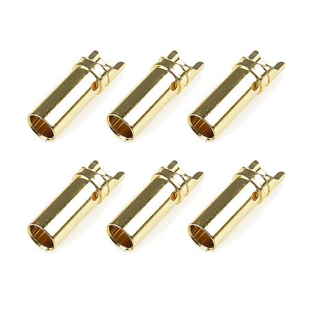 Corally Bullit Connector 3.5mm Female Gold Plated Ultra Low Resistance 6Pcs (C-50161) Corally Bullit Connector 3.5mm Female Gold Plated Ultra Low Resistance 6Pcs (C-50161)