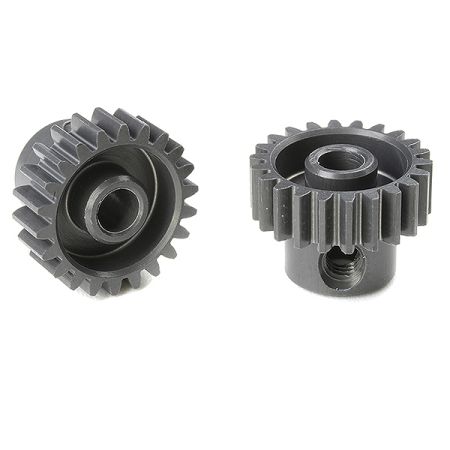 Corally 48 Dp Pinion Short Hard Anodised Al7075 21 Teeth Shaft Dia. 3.17mm (C-70421)