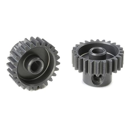 Corally 48 Dp Pinion Short Hard Anodised Al7075 24 Teeth Shaft Dia. 3.17mm (C-70424)