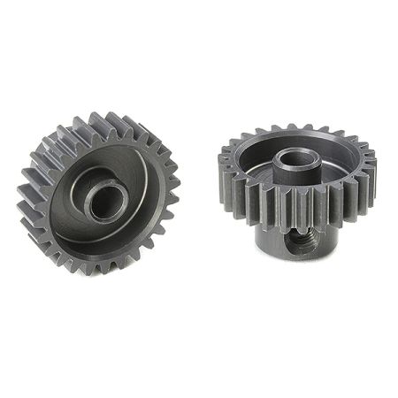 Corally 48 Dp Pinion Short Hard Anodised Al7075 26 Teeth Shaft Dia. 3.17mm (C-70426)