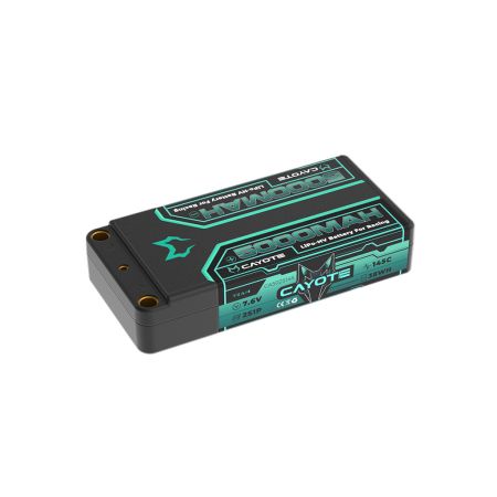 CAYOTE LiPo 5000mAh HV Shorty 7.6v 19.8mm 179g (CA502S145) CAYOTE LiPo 5000mAh HV Shorty 7.6v 19.8mm 179g (CA502S145)