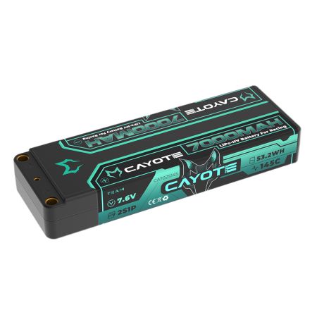 CAYOTE LiPo 7000mAh HV Stick 7.6v 22mm 274g (CA702S145) CAYOTE LiPo 7000mAh HV Stick 7.6v 22mm 274g (CA702S145)