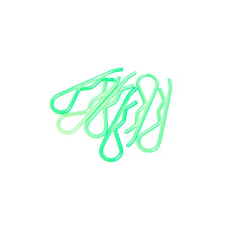 Core RC Body Clip 1/8 - Fluorescent Green (6) Core RC Body Clip 1/8 - Fluorescent Green (6)