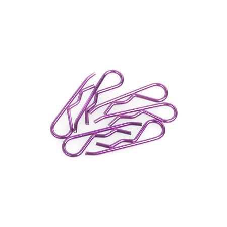 Core RC Body Clip 1/8 - Metallic Purple (6) Core RC Body Clip 1/8 - Metallic Purple (6)