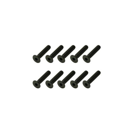 Core RC Steel Csk Hex Screws M2.5 x 12 pk10 (CR343)