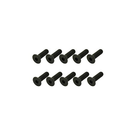 Core RC Steel Csk Hex Screws M3 x 10 pk10 (CR347)