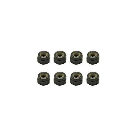 Core RC M4 Nyloc Nuts Steel - pk8 (CR463) Core RC M4 Nyloc Nuts Steel - pk8 (CR463)