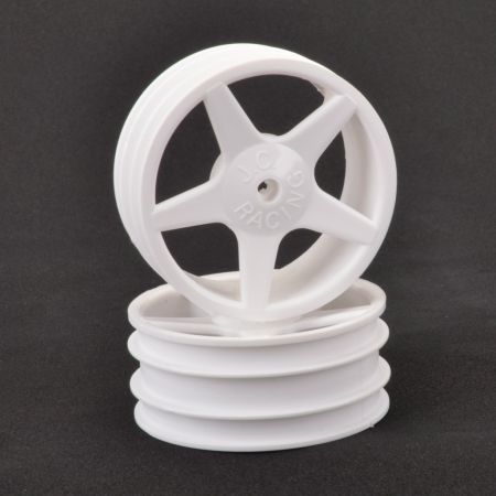 Core RC JC 5 Spoke 2.2 Front White Wheel XLS,PC - pr (CR680) Core RC JC 5 Spoke 2.2 Front White Wheel XLS,PC - pr (CR680)