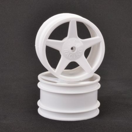 Core RC JC 5 Spoke 2.2 Rear White Wheel XLS,PC pr (CR681) Core RC JC 5 Spoke 2.2 Rear White Wheel XLS,PC pr (CR681)
