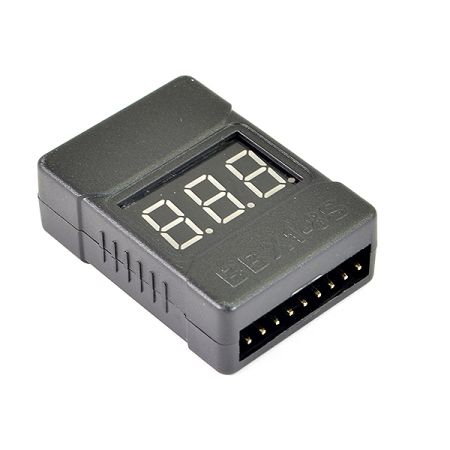 Etronix 1-8S Lipo Battery Cased Voltage Meter W/Alarm (ET0239A) Etronix 1-8S Lipo Battery Cased Voltage Meter W/Alarm (ET0239A)