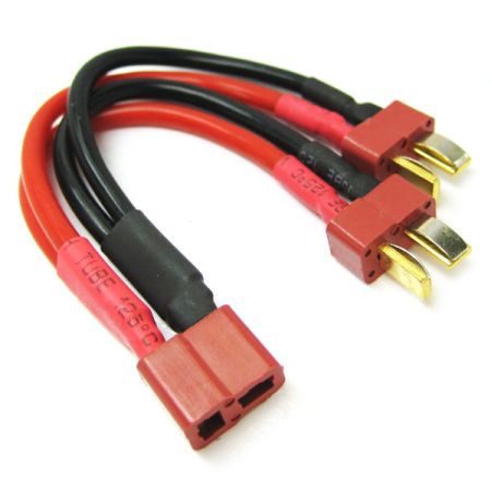 Etronix Deans 2S Battery Harness For 2 Packs In Parallel 14awg Silicone Wire (ET0708) Etronix Deans 2S Battery Harness For 2 Packs In Parallel 14awg Silicone Wire (ET0708)