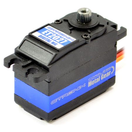 Etronix 12.1Kg/0.12S Midi Digital Servo Coreless Metal Gear (ET2027) Etronix 12.1Kg/0.12S Midi Digital Servo Coreless Metal Gear (ET2027)