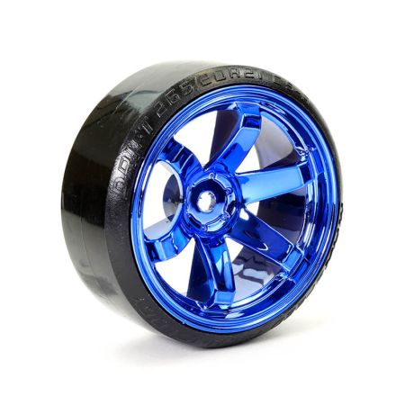 Fastrax 1:10th Street/Drift Tyre 6-Spoke Wheel (6mm Offset) - Blue Chrome (FAST0086BLC) Fastrax 1:10th Street/Drift Tyre 6-Spoke Wheel (6mm Offset) - Blue Chrome (FAST0086BLC)