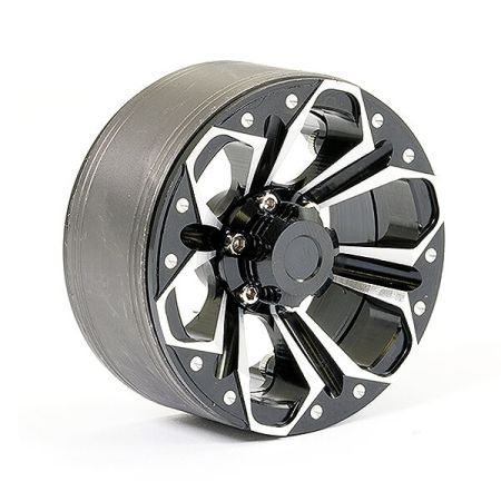 Fastrax Aluminum Beadlock Kylo 1.9" Wheels - Black (2Pc) (FAST0137BK) Fastrax Aluminum Beadlock Kylo 1.9" Wheels - Black (2Pc) (FAST0137BK)
