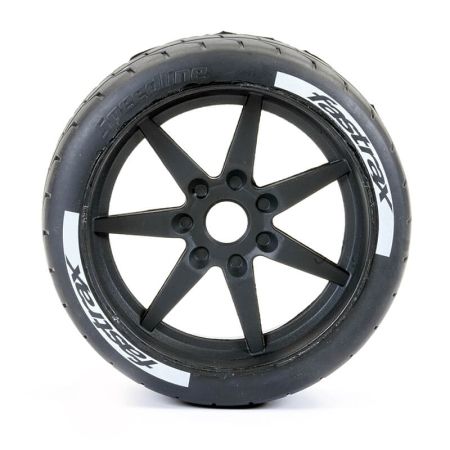 Fastrax Supaforza Wide Rear 45° Tyres/Black 17mm Hex Wheels (FAST1018-45) Fastrax Supaforza Wide Rear 45° Tyres/Black 17mm Hex Wheels (FAST1018-45)