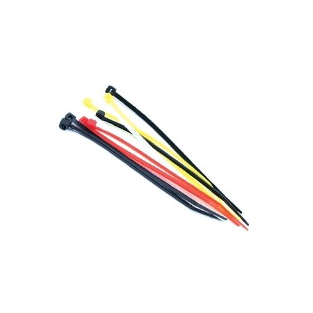 FASTRAX ASSORTED 100MM NYLON TIE WRAPS (100pcs)