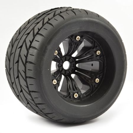 Fastrax 1:8th Mt Eagle Mounted 6-Spoke Black 1/2"Offset(Pr) (FAST1160B) Fastrax 1:8th Mt Eagle Mounted 6-Spoke Black 1/2"Offset(Pr) (FAST1160B)