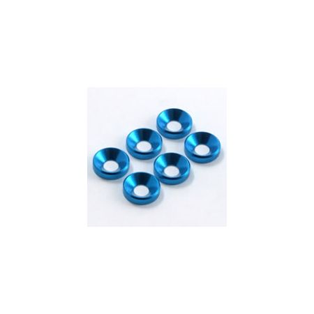 Fastrax M4 Shim Washer (6) Blue (FAST145) Fastrax M4 Shim Washer (6) Blue (FAST145)