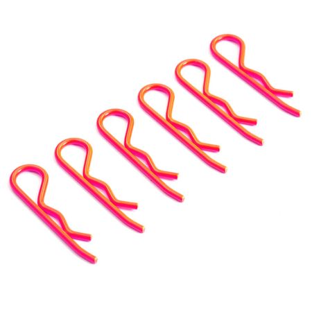 Fastrax 1:8th/1:5th/Transponder Body Clips Fluo Pink (6) (FAST210FP) Fastrax 1:8th/1:5th/Transponder Body Clips Fluo Pink (6) (FAST210FP)