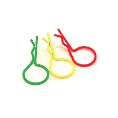 Fastrax Flourescent Yellow Large Clips Fastrax Flourescent Yellow Large Clips
