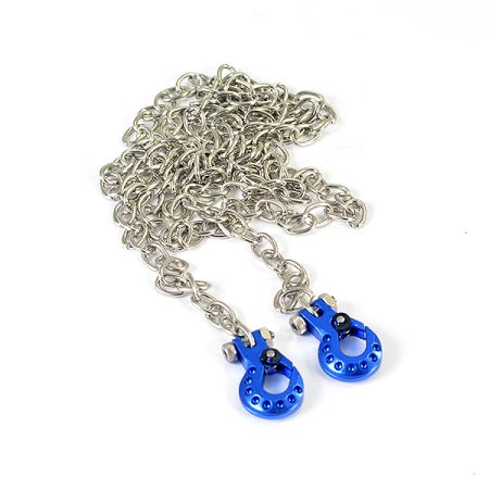 Fastrax Deluxe Aluminium Blue Winch Hooks & Chain Set (FAST2321DB) Fastrax Deluxe Aluminium Blue Winch Hooks & Chain Set (FAST2321DB)