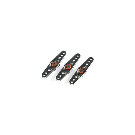 FASTRAX 25T BLACK ALUMINIUM DBL SERVO HORN (SAVOX/FUTABA) FASTRAX 25T BLACK ALUMINIUM DBL SERVO HORN (SAVOX/FUTABA)