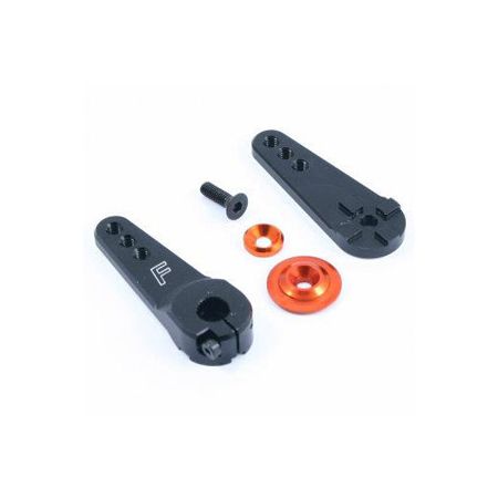 Fastrax 25T Jumbo Black Alum 3-In-1 Servo Horn (Futaba) (FAST324B) Fastrax 25T Jumbo Black Alum 3-In-1 Servo Horn (Futaba) (FAST324B)