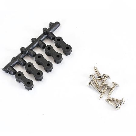 Fastrax Black Servo Mounts W/Hardware (FAST41BK) Fastrax Black Servo Mounts W/Hardware (FAST41BK)
