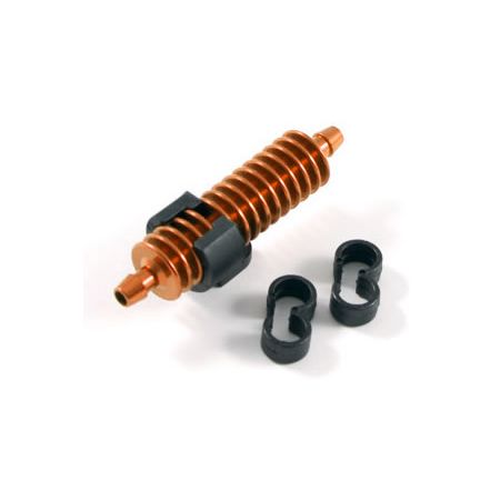 Fastrax 1:8th Exhaust Gas Cooler Burnt Orange W/Mounts (FAST897O) Fastrax 1:8th Exhaust Gas Cooler Burnt Orange W/Mounts (FAST897O)