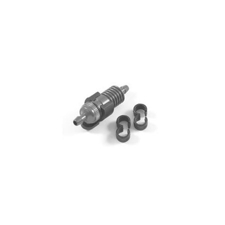 FASTRAX GREY FUEL FILTER w/MOUNT & FUEL TUBE CLIPS FASTRAX GREY FUEL FILTER w/MOUNT & FUEL TUBE CLIPS