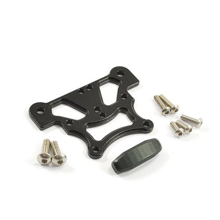 Fastrax Arrma Alu Front Top Plate - Kra/Sen/Typ (FTAR015BK)