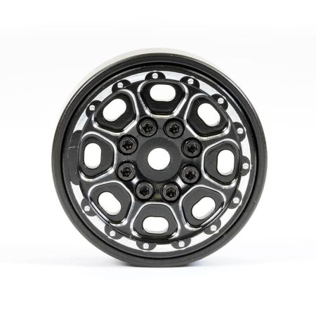 Fastrax TRX-4M Cnc Beadlock Wheels (4) - Black (FTTX468BK) Fastrax TRX-4M Cnc Beadlock Wheels (4) - Black (FTTX468BK)