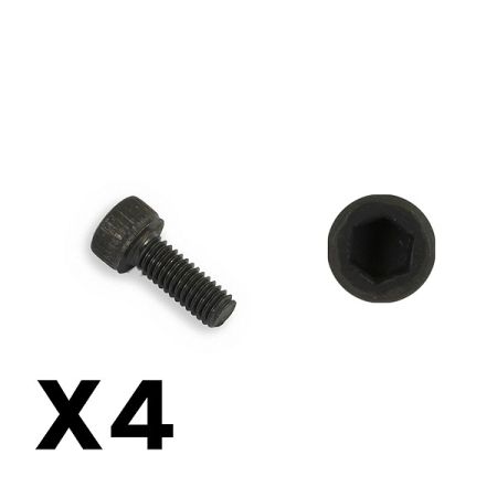 FTX Force Fc.18 Screws, 4pcs (FTX6185) FTX Force Fc.18 Screws, 4pcs (FTX6185)