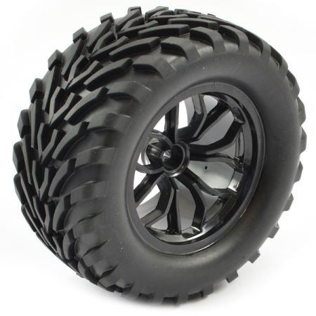 FTX Bugsta Mounted Wheel/Tyre Complete Pair - Black (FTX6447B) FTX Bugsta Mounted Wheel/Tyre Complete Pair - Black (FTX6447B)