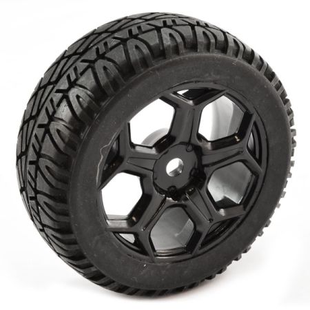 FTX HOOLIGAN RALLY LP TREADED WHEEL/TYRES BLACK (PR) FTX HOOLIGAN RALLY LP TREADED WHEEL/TYRES BLACK (PR)
