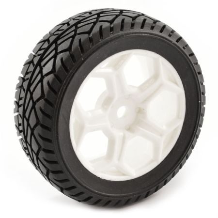 FTX HOOLIGAN RALLY LP TREADED WHEEL/TYRES WHITE (PR) FTX HOOLIGAN RALLY LP TREADED WHEEL/TYRES WHITE (PR)
