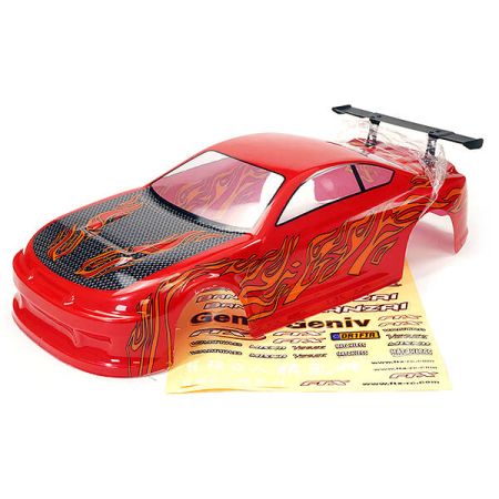 FTX Banzai Pre-Painted Body Shell W/Decals & Wing - Red (FTX6596) FTX Banzai Pre-Painted Body Shell W/Decals & Wing - Red (FTX6596)