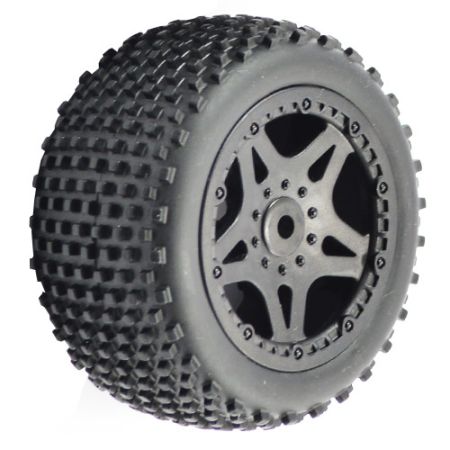 FTX Surge Rear Buggy Mounted Wheels/Tyres (Pr) (FTX7222) FTX Surge Rear Buggy Mounted Wheels/Tyres (Pr) (FTX7222)