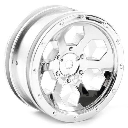FTX Outback 6Hex Wheel (2) - Chrome (FTX8168C) FTX Outback 6Hex Wheel (2) - Chrome (FTX8168C)