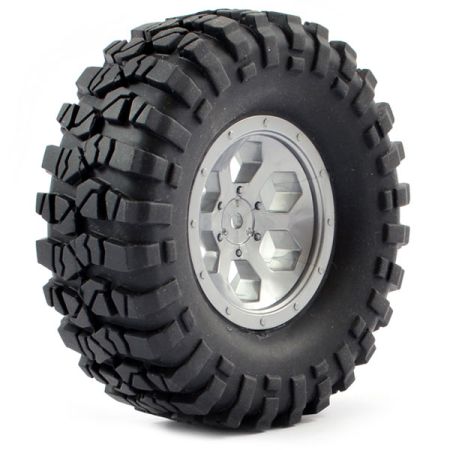 FTX Outback Pre-Mounted 6Hex/Tyre (2) - Grey (FTX8170G) FTX Outback Pre-Mounted 6Hex/Tyre (2) - Grey (FTX8170G)
