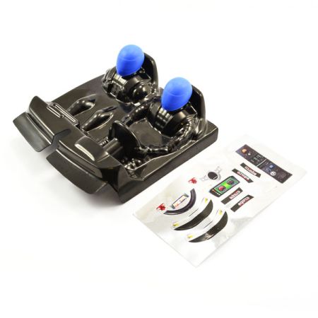 FTX Outlaw Driver Cockpit W/Blue Decals (FTX8337B) FTX Outlaw Driver Cockpit W/Blue Decals (FTX8337B)